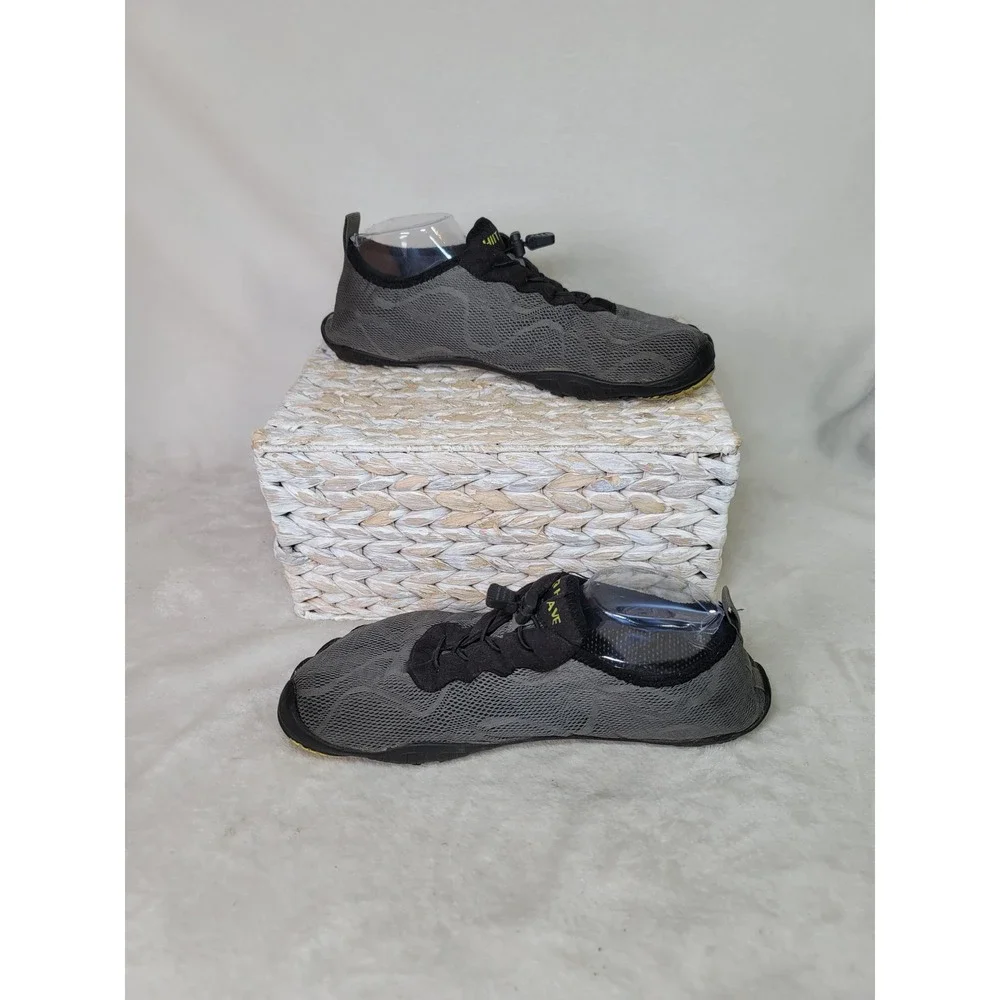 HIITAVE Mens Minimalist Barefoot Trail Running Shoes Grey Size 11.5-12 Quick Dry